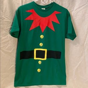Green Elf costume tee.